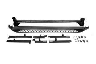 Бокові пороги OEM V1 (A-тип) для Nissan X-trail T32 / Rogue 2014-2021 рр