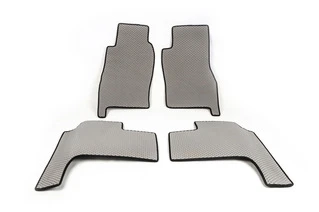 Килимки EVA (сірі) Короткий, 4 штуки (передні та задні) для Nissan Patrol Y61 1997-2011 рр