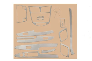 Накладки на панель Алюміній для Hyundai Accent 2011-2017 рр