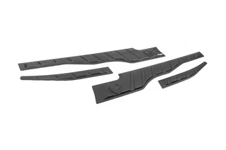 Верхні молдинги дверей 2015-2019 (4 шт, ABS) для Mitsubishi L200 рр