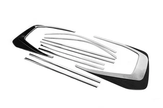 Козирок на лобове скло на рамі V1 (чорний глянець, 5мм) для Isuzu D-Max 2011-2019 рр