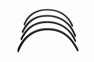 Накладки на арки (SD-SW) (4 шт, чорні, ABS-пластик) для Mazda 6 2003-2008 рр