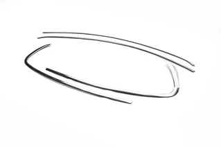 Накладки на арки (нержавійка) Коротка база, 1 зсувні двері для Volkswagen Caddy 2010-2015 рр