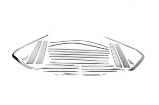 Повна окантовка вікон і на стійки (нерж) для Lexus LX570/450d
