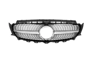 Передня решітка Diamond Silver (для Avantgarde 2016-2019) З місцем під камеру для Mercedes E-сlass W213 2016- рр