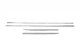 Молдинг дверний (4 шт, нерж) для Kia Rio 2012-2017 рр