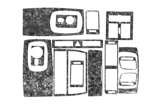 Накладки на панель Темне дерево для Ауди A6 C5 2001-2004 рр