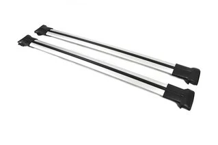 Перемички на звичайні рейлінги без ключа Can V1 (2 шт) до 138 см, Чорні для Nissan Primera P11 1996-2002 рр