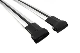 Перемички на звичайні рейлінги без ключа Can V1 (2 шт) до 138 см, Чорні для Nissan Primera P11 1996-2002 рр