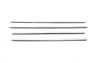 Зовнішня окантовка стекол (4 шт, нерж.) для Daihatsu Terios 2006- рр