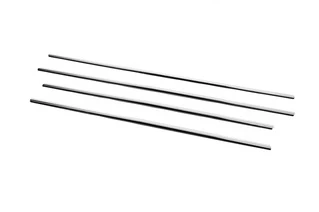 Окантовка вікон (нерж.) Carmos - Турецька сталь для BMW 3 серія E-46 1998-2006 рр