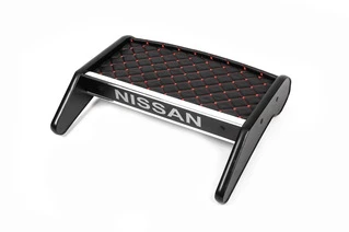 Полиця на панель (2010-2014, Чорна з червоною ниткою) для Nissan Primastar рр