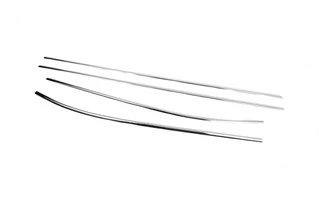 Окантовка вікон (4 шт., нерж.) для Kia Venga