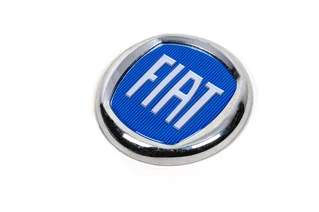 Емблема (синя, самоклейка) 95 мм для Тюнінг Fiat