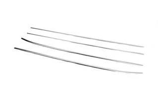 Окантовка вікон (4 шт., нерж.) для Kia Ceed 2007-2012 рр