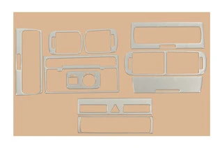 Накладки на панель (2000-2003) Титан для Ауди A3 рр