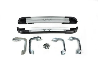 Бокові пороги DOT-Line за колесом (2 шт., Алюм.) ExtraLong для Mercedes Sprinter W906 2006-2018 рр