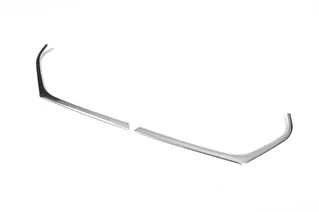 Накладки на противотуманки (2 шт, нерж) Carmos - Турецька сталь для Opel Corsa E 2015-2019 рр