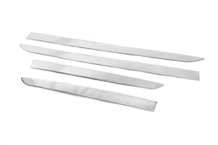 Накладки на молдинг дверей (нерж.) Carmos - Турецька сталь для Peugeot Partner/Rifter 2019- рр