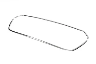 Обведення решітки (2014-2018, 2 шт, нерж) Carmos - Турецька сталь для Ford Transit 2014- рр