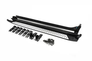 Бокові пороги ОЕМ V3 (2 шт., алюміній) для BMW X4 F-26 2014-2018 рр