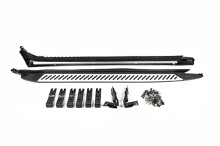 Оригінальні пороги V2 (2 шт, алюміній) для BMW X4 F-26 2014-2018 рр