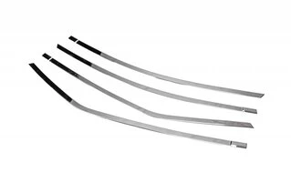 Верхня окантовка (4 шт, нерж) для Toyota Corolla 2013-2019 рр