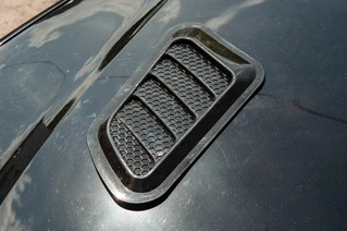 Накладка на капот тип-B (2 шт, ABS)