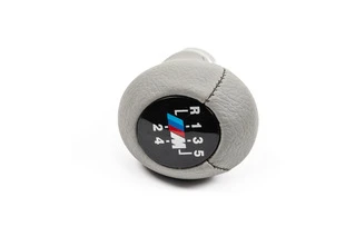 Ручка КПП ОЕМ (кожзам, сіра гладка) для BMW 3 серія E-36 1990-2000 рр