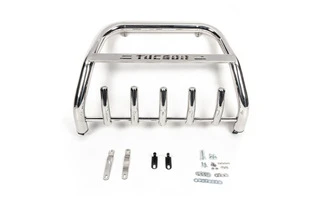 Кенгурятник WT004 (нерж.) для Hyundai Tucson JM 2004- рр