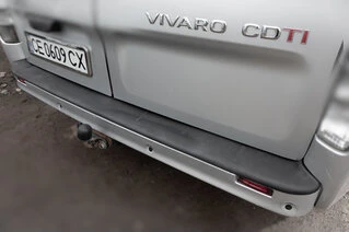 Накладка на задній бампер EuroCap (ABS) для Renault Trafic 2001-2015 рр