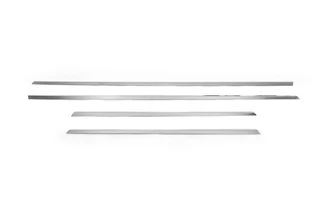 Молдинг вузький дверний 2006-2010 (4 шт, нерж) для Renault Megane II рр