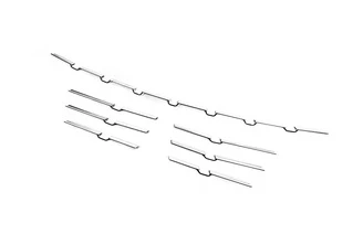 Накладки на бампер 2021-2025 (7 шт, нерж) для Renault Megane IV рр