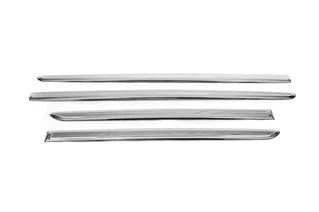 Накладки на молдинги (коротка база, 4 шт, нерж) для Volkswagen Caddy 2015-2020 рр