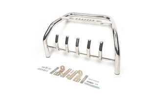 Кенгурятник WT004 (нерж) 60мм, з написом для Volkswagen Crafter 2006-2016 рр