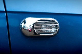 Решітка на повторювач Овал (2 шт, ABS) для Ауди A3 2003-2012 рр