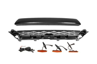 Решітка на повторювач Прямокутник (2 шт, ABS) для Ауди A3 2003-2012 рр