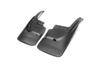 Задні бризковики (2 шт, на бампер без обвісу) для Toyota Land Cruiser 200