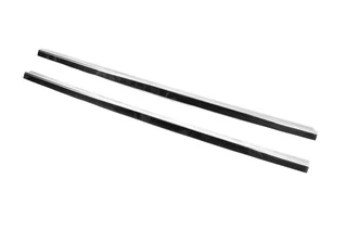 Зовнішня окантовка стекол (2 шт, нерж.) для Hyundai H300, H1, Starex 2008-2020 рр