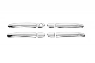 Накладки на ручки плоскі (4 шт.) для Skoda Superb 2001-2009 рр