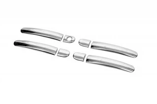 Накладки на ручки плоскі (4 шт.) для Skoda Superb 2001-2009 рр