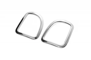 Обведення заднього рефлектора (2 шт, нерж) для Mercedes Citan 2013-2021 рр