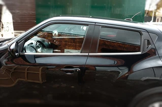 Окантовка вікон (4 шт, нерж) OmsaLine - Італійська нержавійка для Nissan Juke 2010-2019 рр