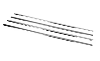 Молдинги на бічні вікна (4 шт, нерж) для SsangYong Action 2005-2018 рр