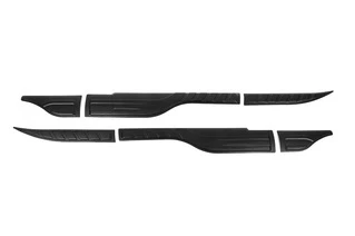 Верхні молдинги дверей (6 шт, ABS) для Volkswagen Amarok 2022- рр