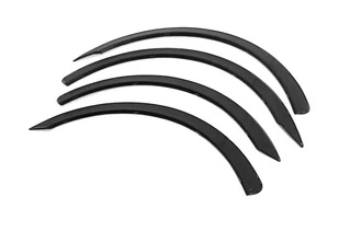 Накладки на арки (4 шт, чорні) для Lada Largus