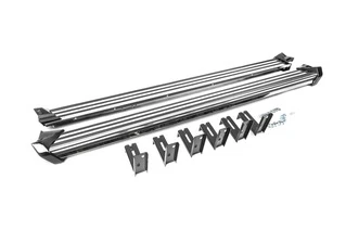 Бокові пороги ОЕМ (2 шт., алюміній) для Mercedes G сlass W463 1990-2018рр