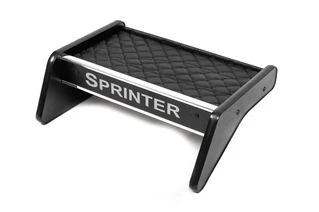 Полиця на панель (1995-2000, Чорна з чорною ниткою) TDI (на панель) для Mercedes Sprinter W901/902/903/904/905 рр