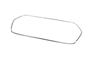 Обведення решітки (2019-2025, 4 шт, нерж) OmsaLine - Італійська нержавейка для Ford Transit 2014- рр