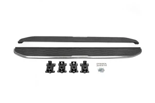 Бокові пороги OEM V1 (2 шт, алюм.) для Land Rover Discovery Sport